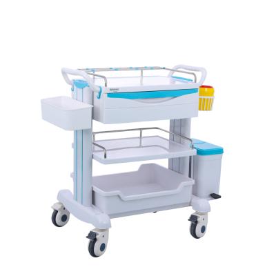 عربة طبية بلاستيكية ABS متعددة الوظائف للمستشفى